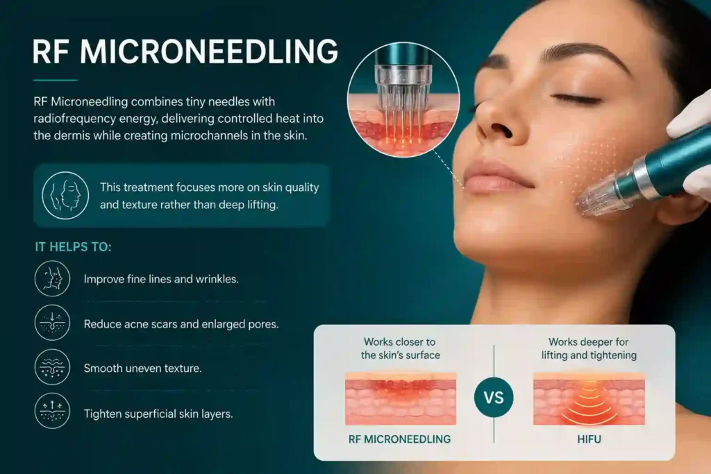 What Does RF Microneedling Do That HIFU Alone Cannot Staines