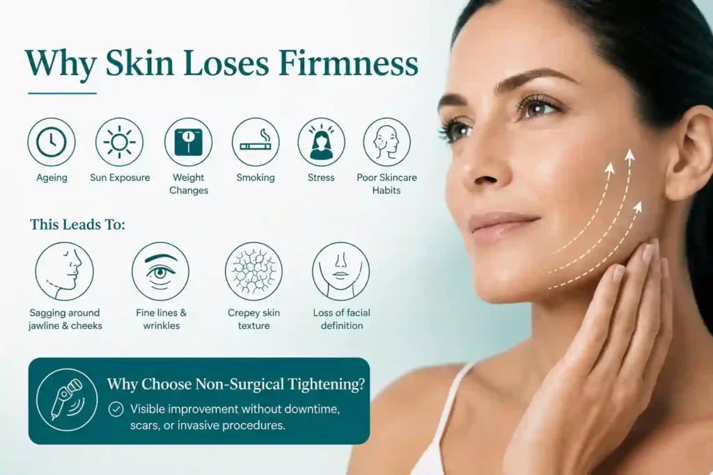 What Makes Skin Lose Firmness and Why Do People Seek Non-Surgical Tightening Staines?